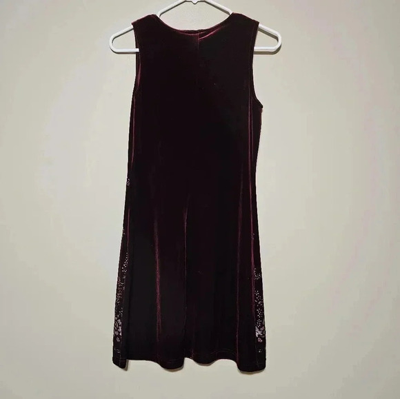 Vintage Y2K Maurices ENT Entrancy Velour Velvet Dress / Cardigan Size Medium - Picture 13 of 13